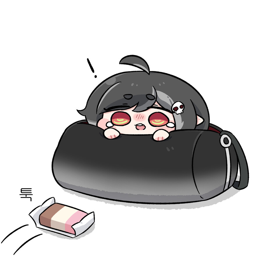 (트릭컬)아기 캐시한테 먹을걸 주는 만화_2.jpg