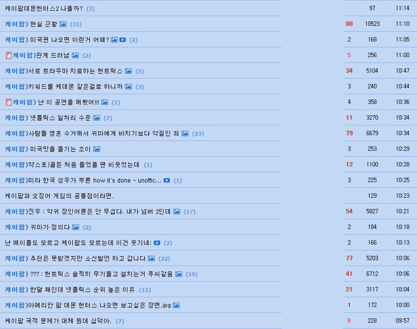 케이팝)