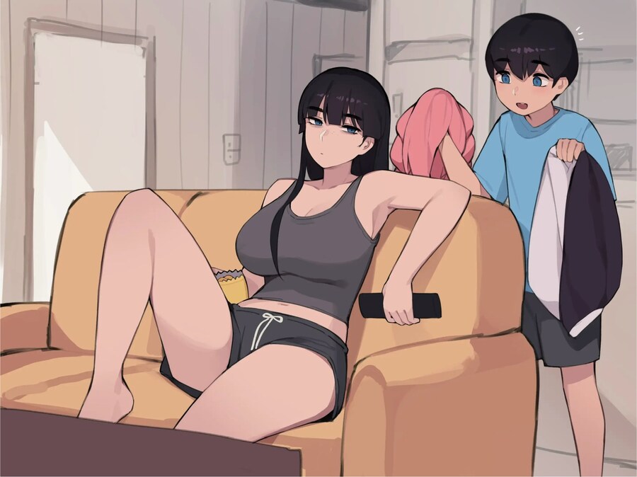 동생이 졸라서 코스프레해주는 착한 눈나_1.jpg