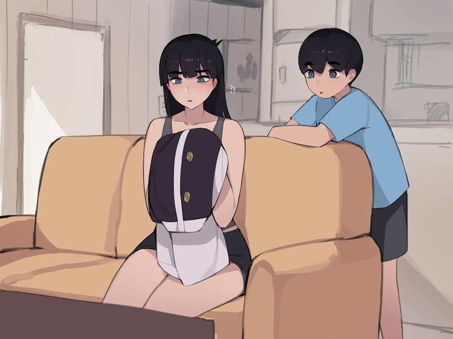 동생이 졸라서 코스프레해주는 착한 눈나_2.jpg