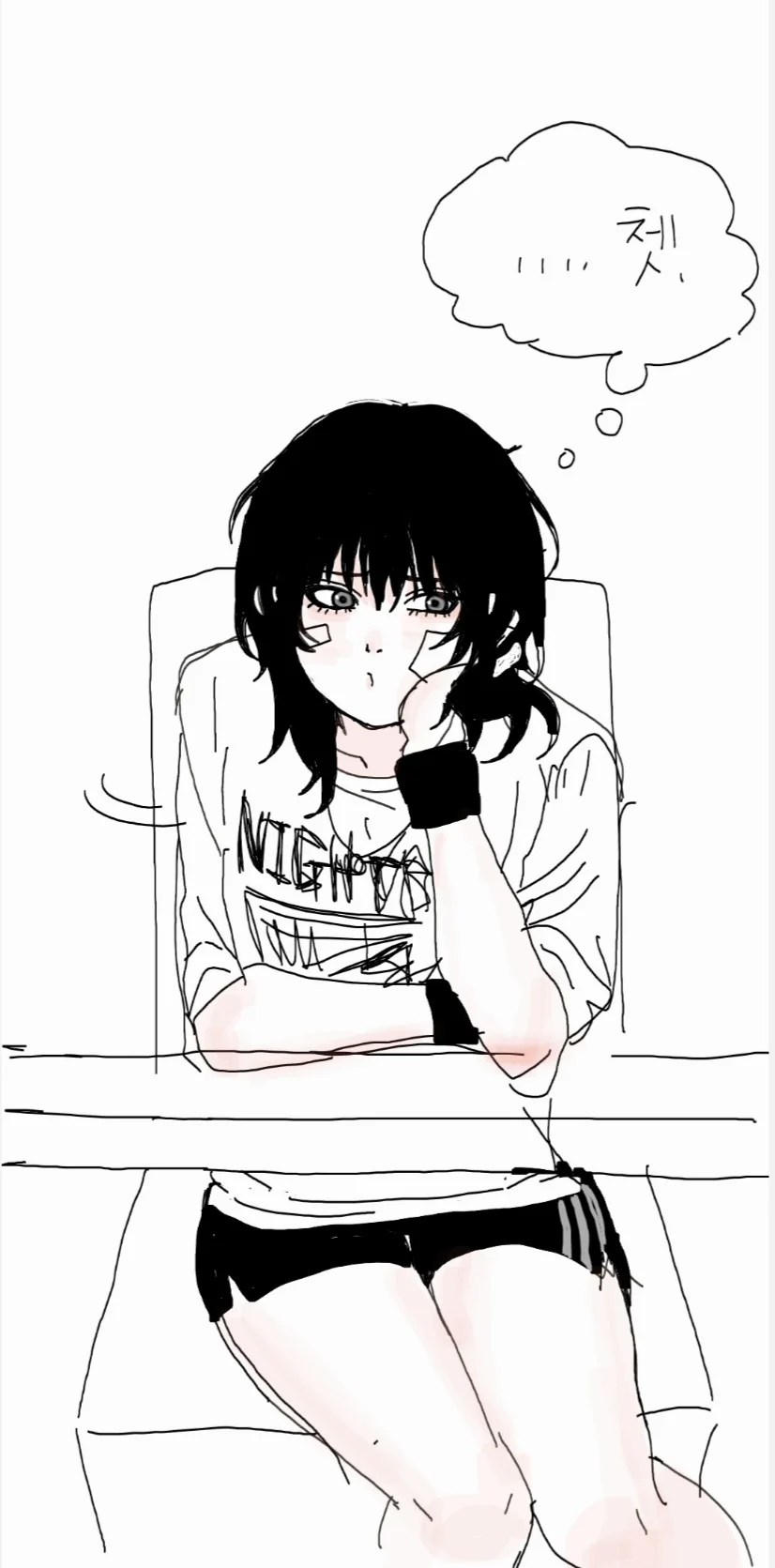독서실에서 허벅지 쓰다듬는 만화.manwha_11.webp