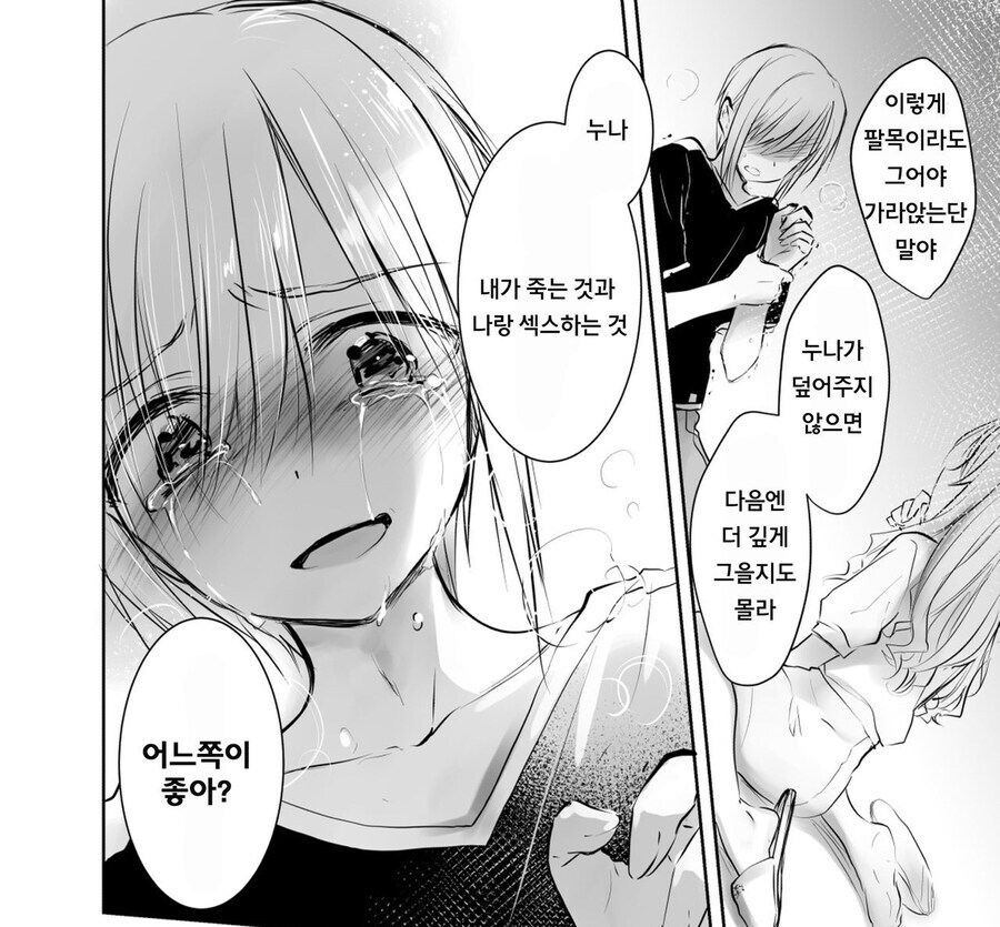 누나가 남자친구 데리고 집에 온.manga_14.jpg