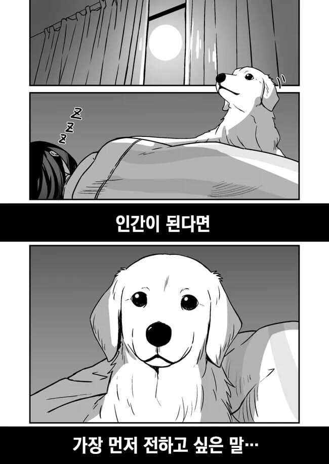 기르던 개가 인간이 되었다 .manwha_2.jpg