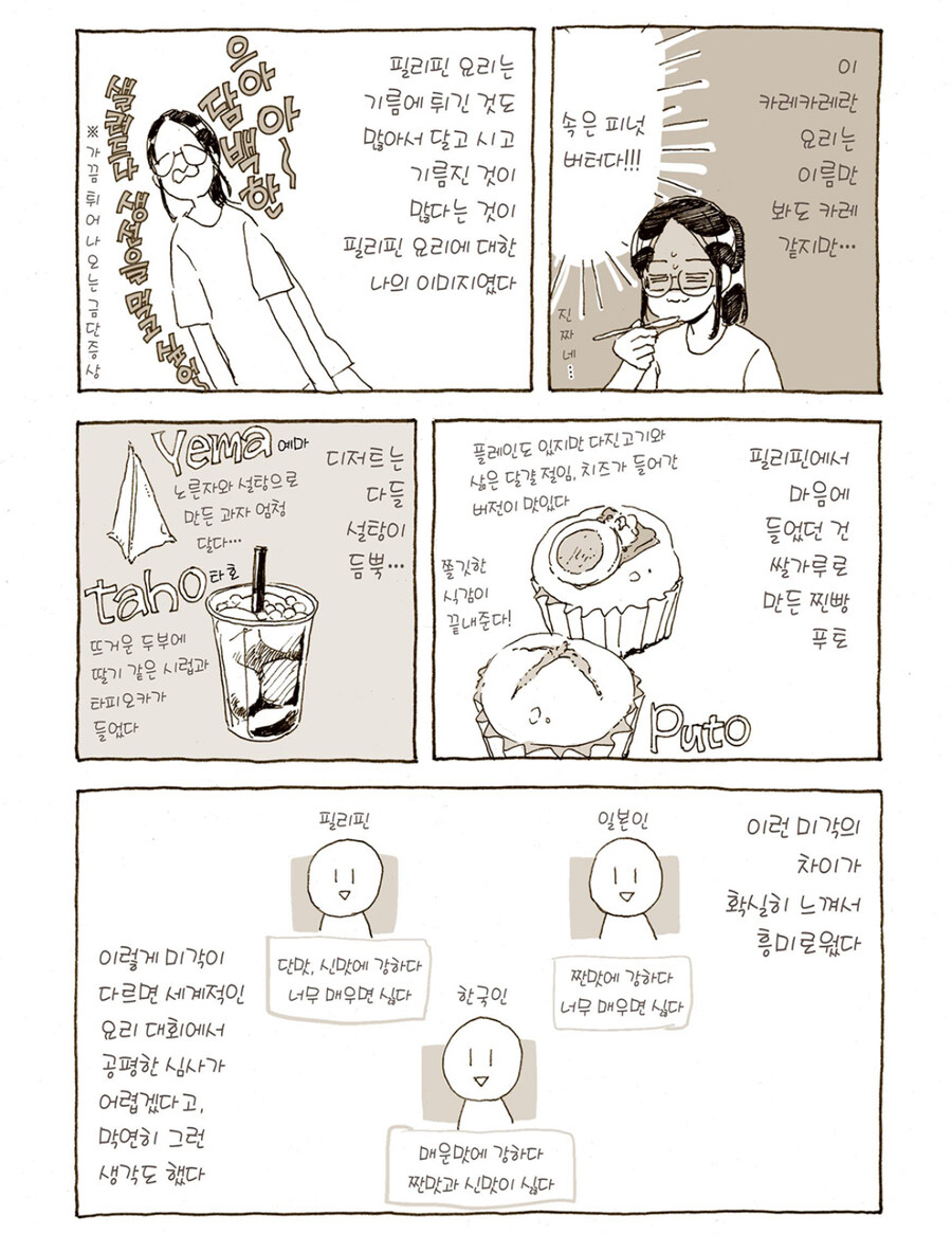 일본,한국,필리핀 음식의 차이 .manwha_9.jpg