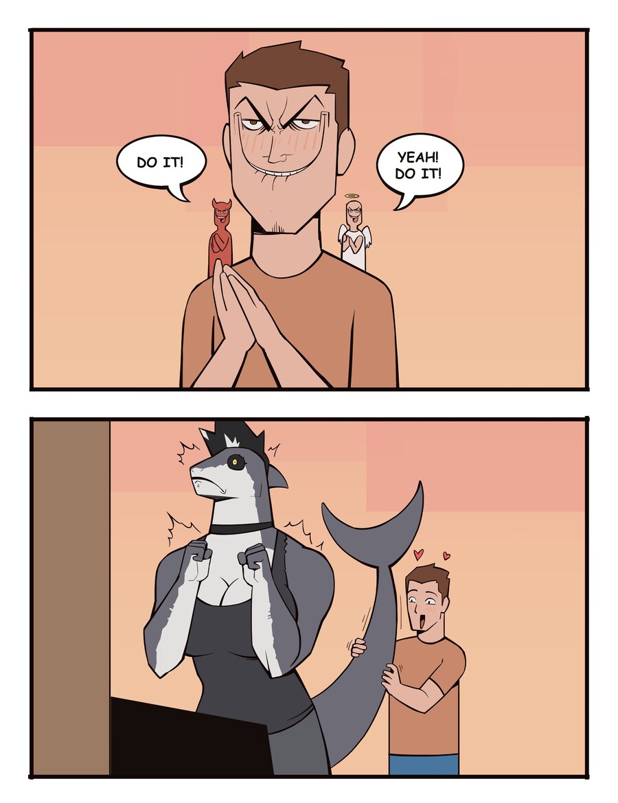 외출을 준비하는 상어 같은 누나 망가 manga_2.jpg