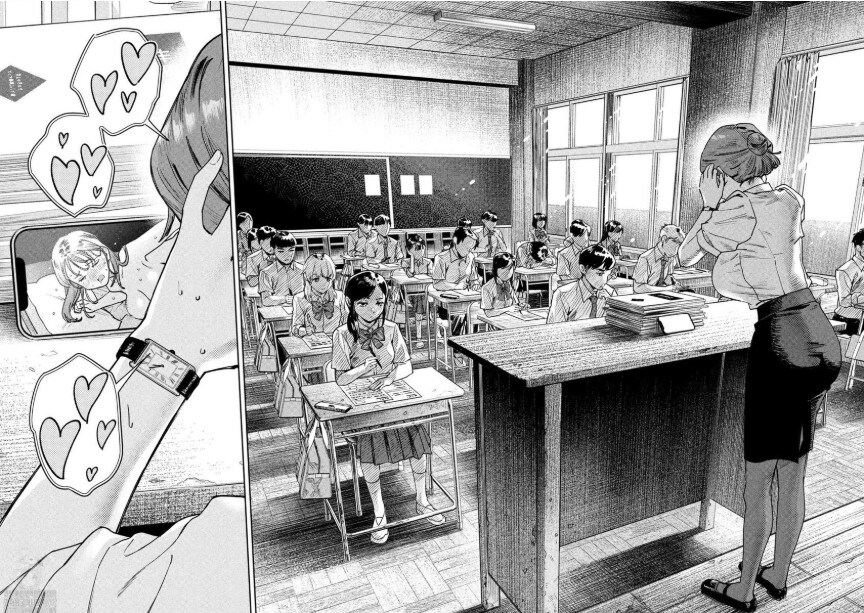 학생들 몰래 자기 야스영상 보는 선생_1.jpg