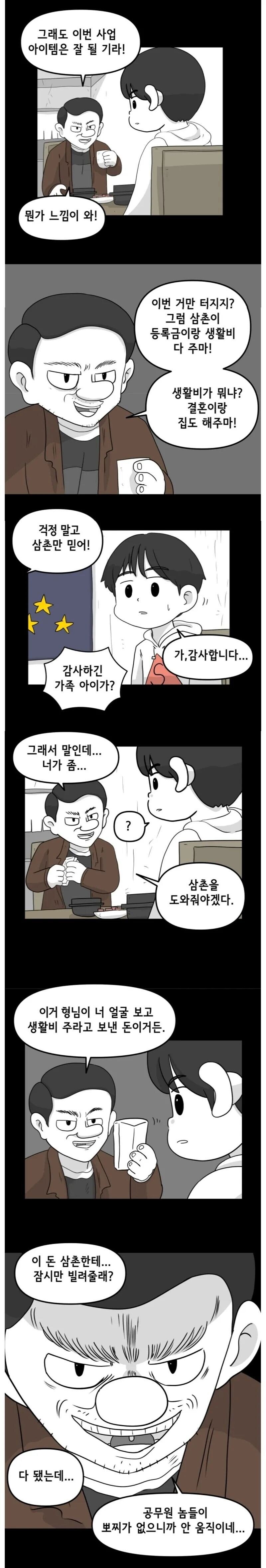 조카 돈으로 사업 벌이던 삼촌 뒷이야기.manwha_1.jpg