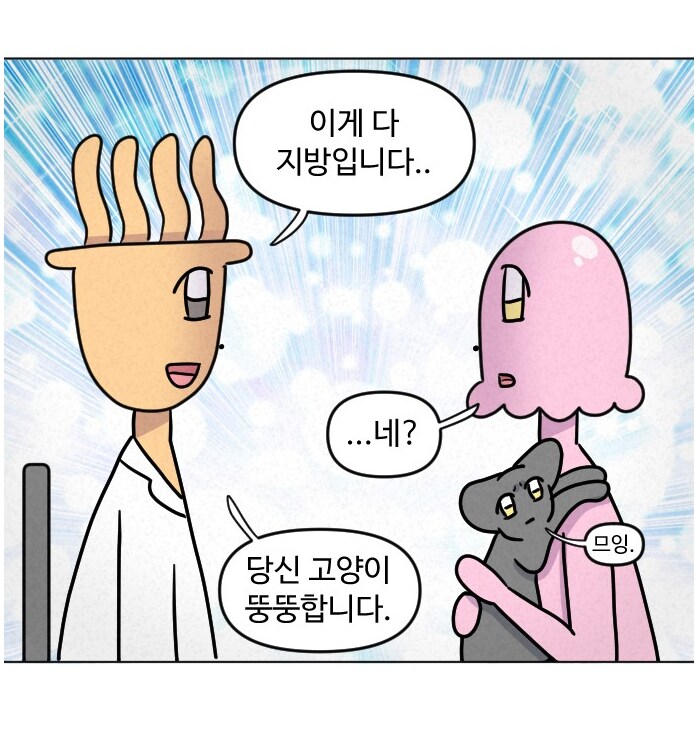 고양이가 갑자기 배가 나와서 병원에 가봤다.manhwa_14.png