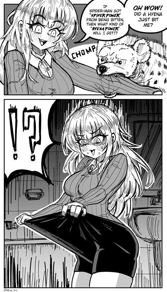 하이에나에게 물려 슈퍼파워를 얻은 만화.comic_1.jpg