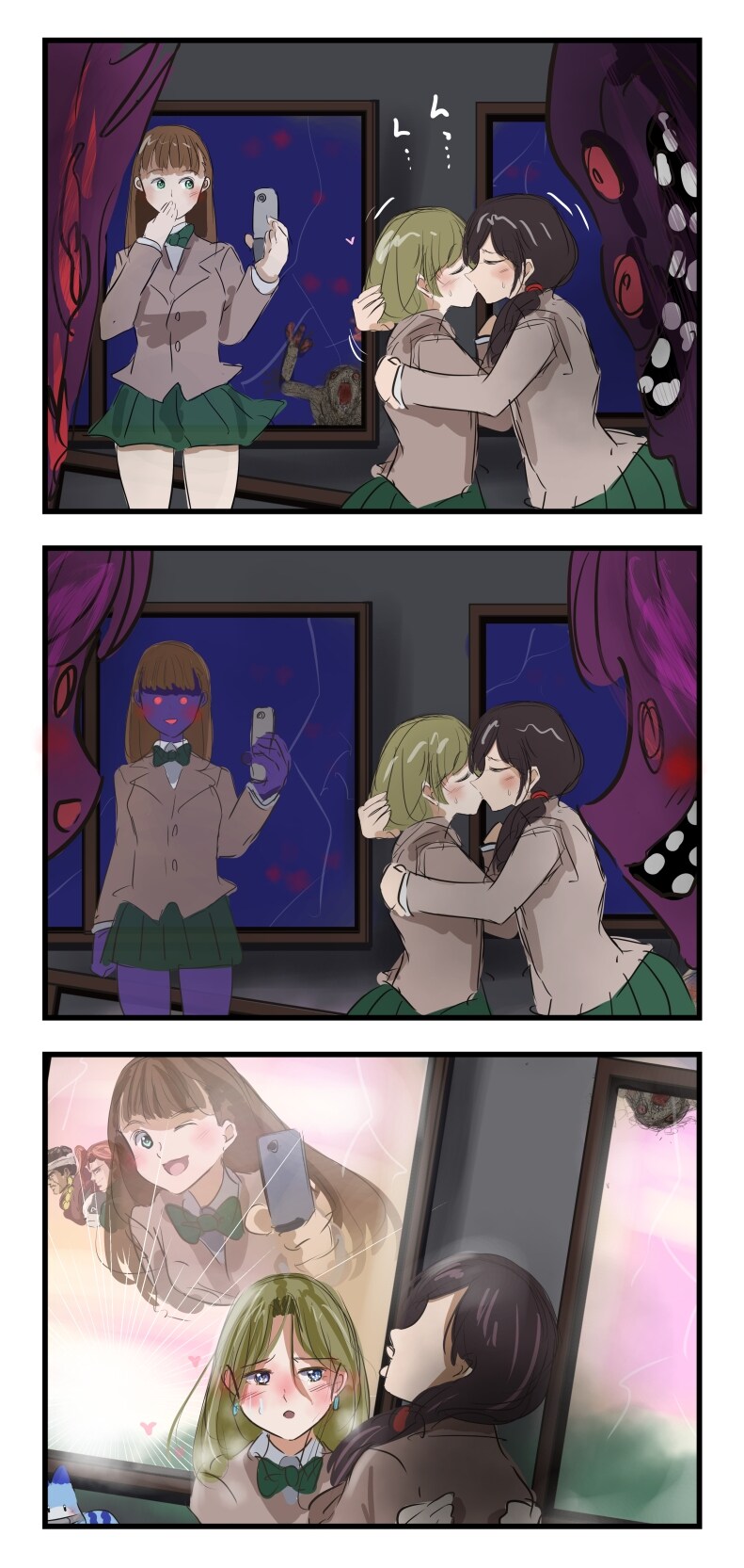 여자애들끼리 키스하면 성불하는 만화_2.jpg