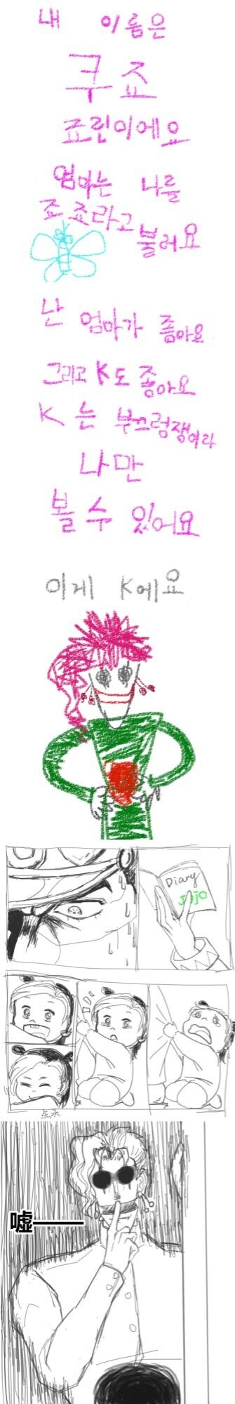 (죠죠) 죠타로 가문의 수호령 수준. manga_1.jpg