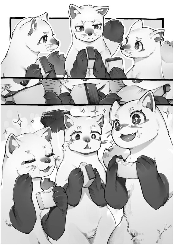카스테라 처음 먹어보는 족제비 만화_1.png