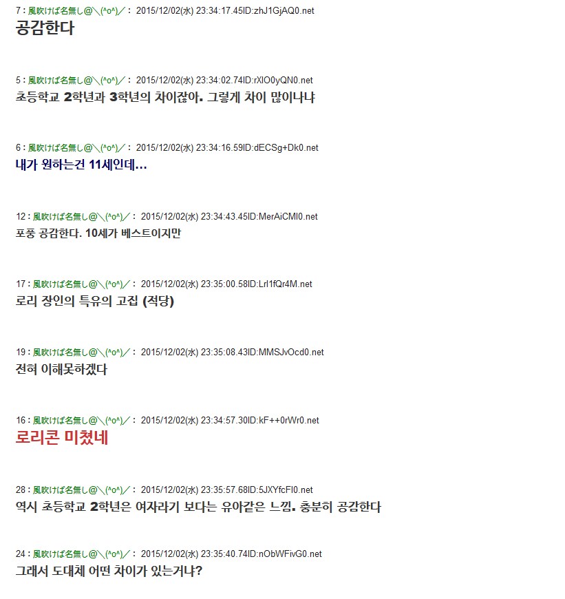 페도 만화잡지 미팅에 나온