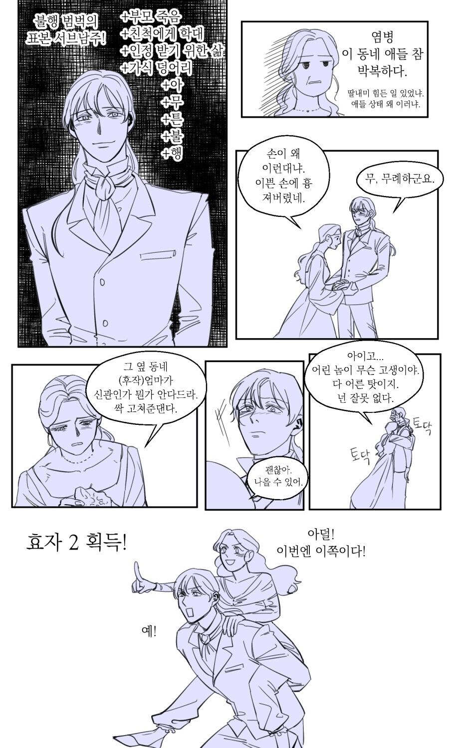 딸이 쓰던 소설에 여주인공이 되었다 .manwha_3.jpg