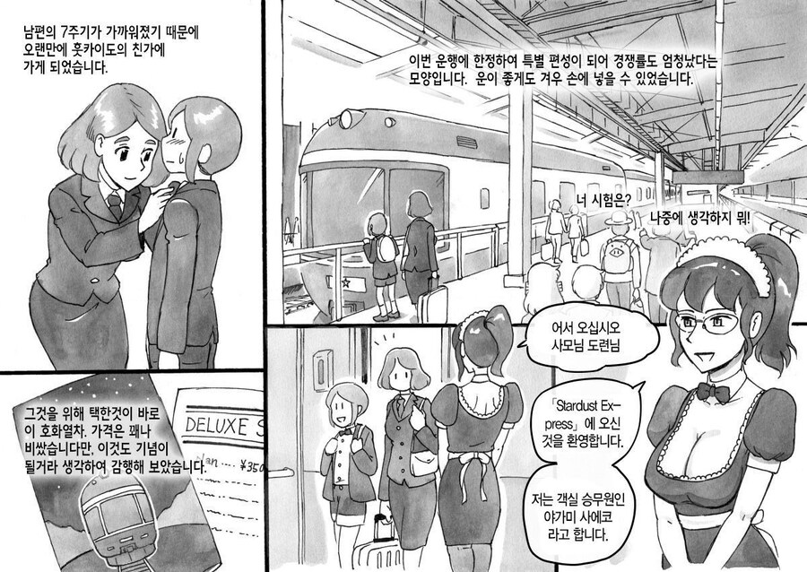 엄마와 아들이 열차 크루즈로 여행하는 만화_3.jpg