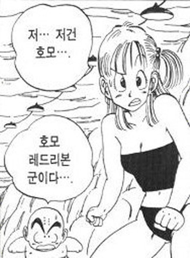 [드래곤볼]멋진 남자를 유혹할려는 부르마_2.jpg