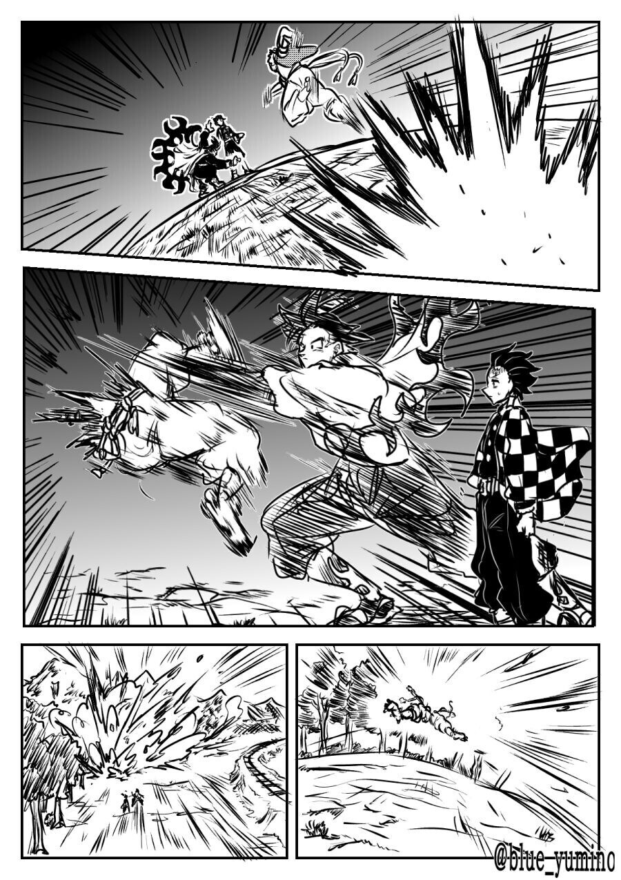 귀멸) 아카자 vs 최강의 염주 만화.manhwa_9.jpg