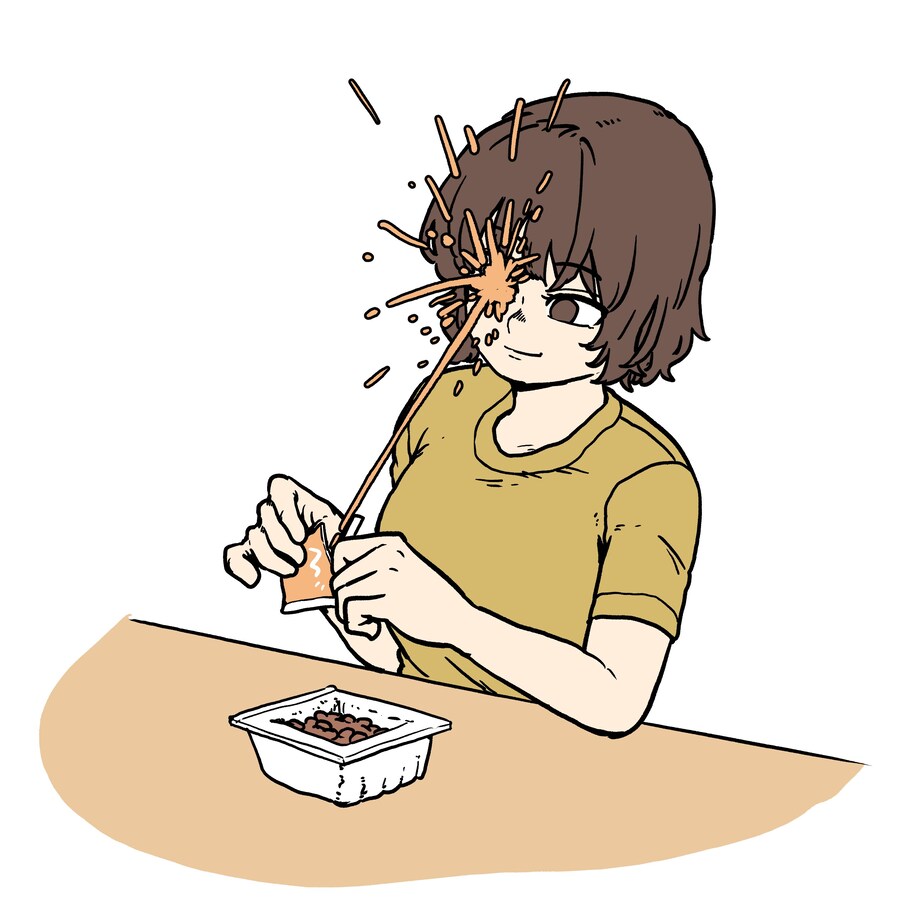 낫토 먹으려다 발생하는 흔한 헤프닝.Manga_1.jpg