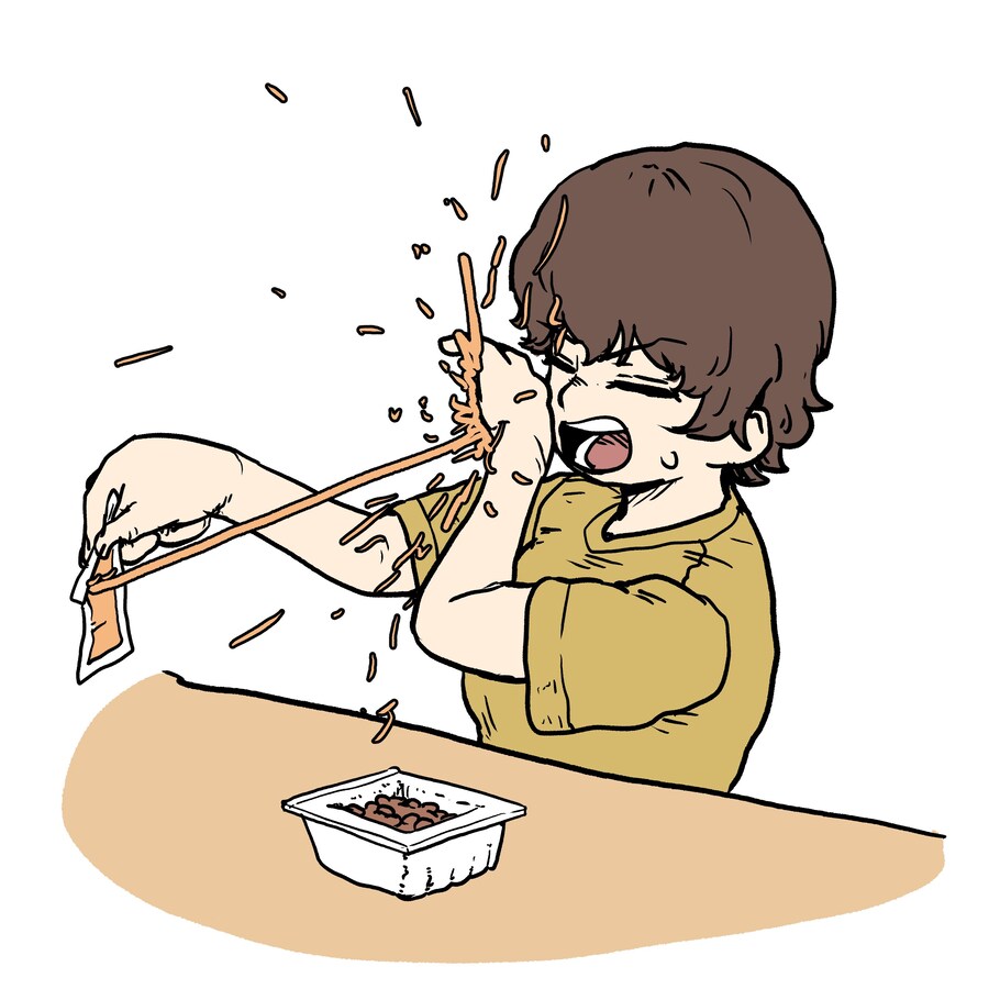 낫토 먹으려다 발생하는 흔한 헤프닝.Manga_3.jpg