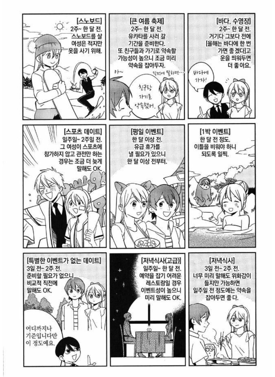 데이트 신청을 하기에 가장 적합한 시간은 언제일까.manhwa_10.jpg