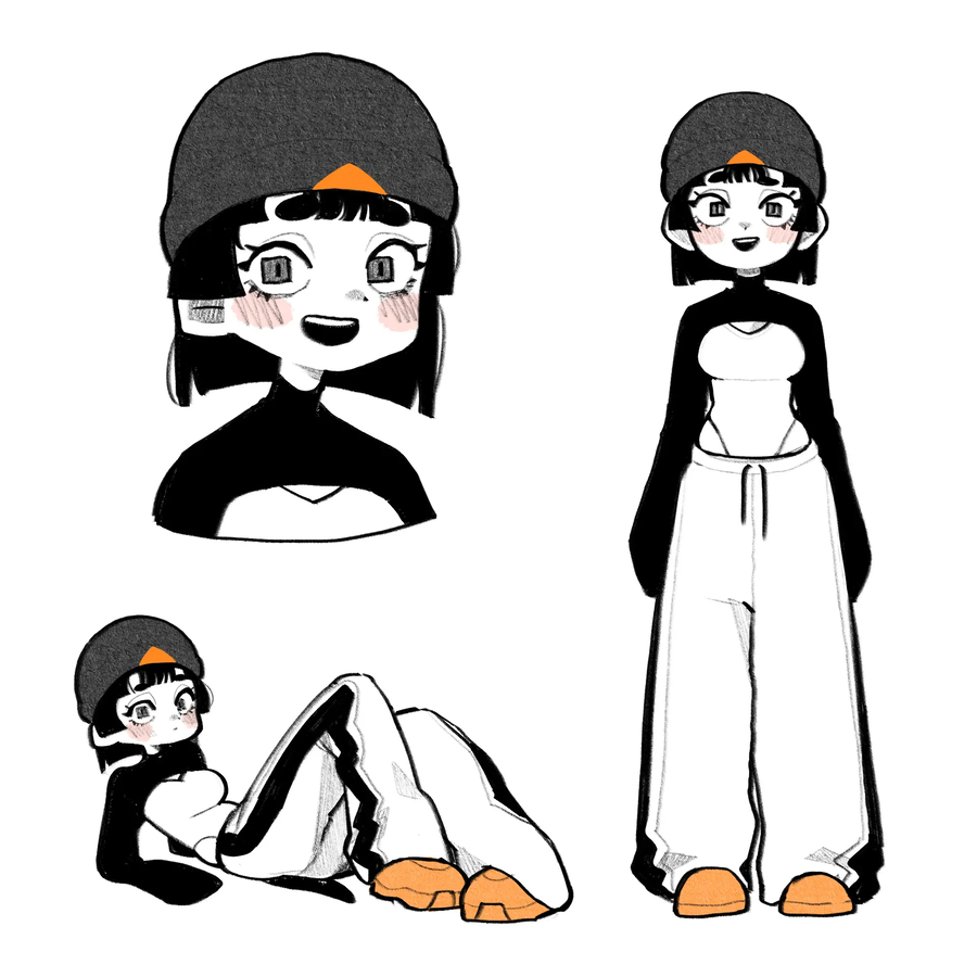 뱃살이 조금 찐 펭귄녀 만화_8.webp