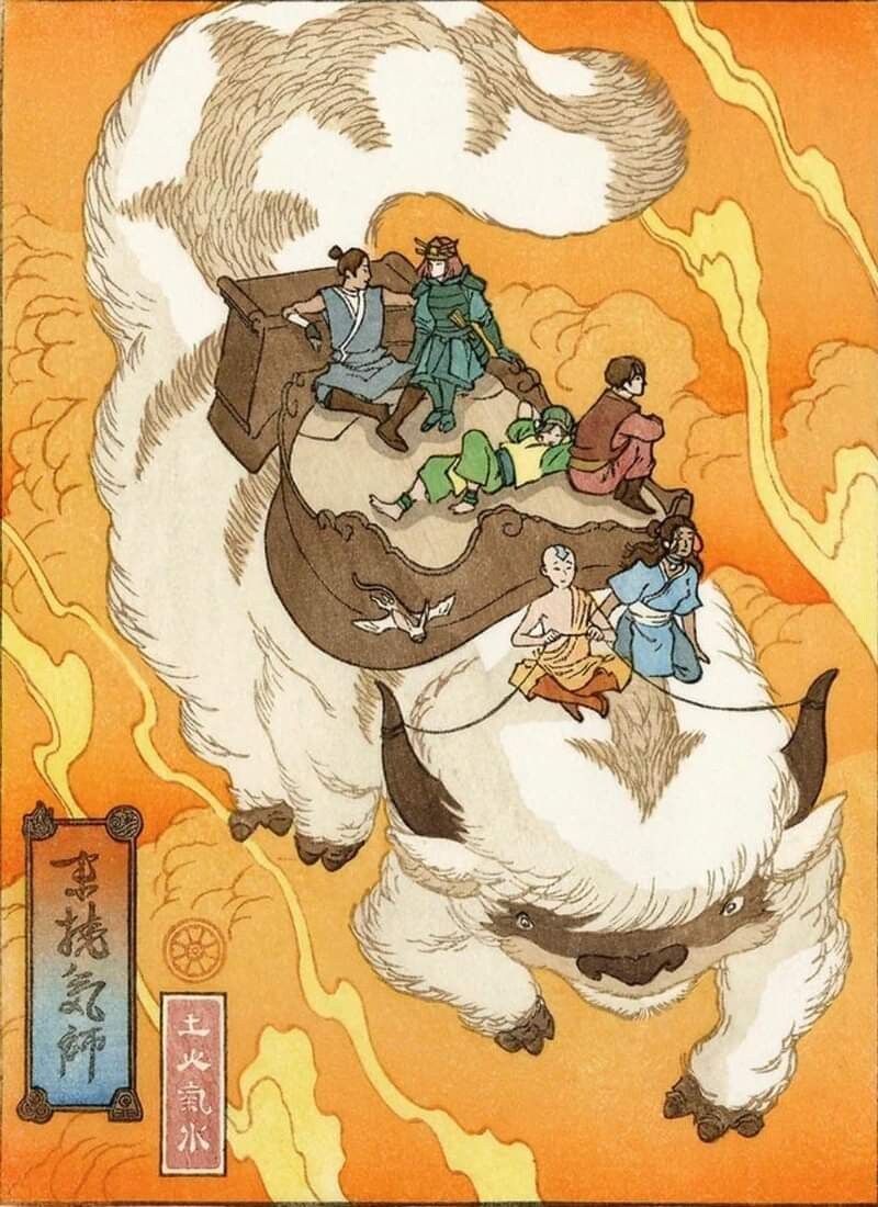 일본 전통 그림체로 그린 영화•만화•게임 캐릭터들.JPG_3.jpg