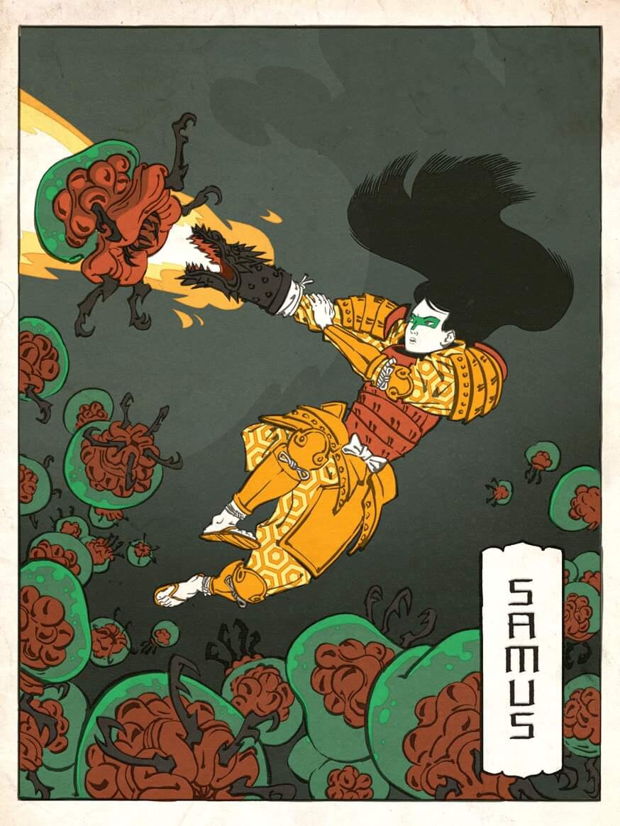 일본 전통 그림체로 그린 영화•만화•게임 캐릭터들.JPG_6.jpg