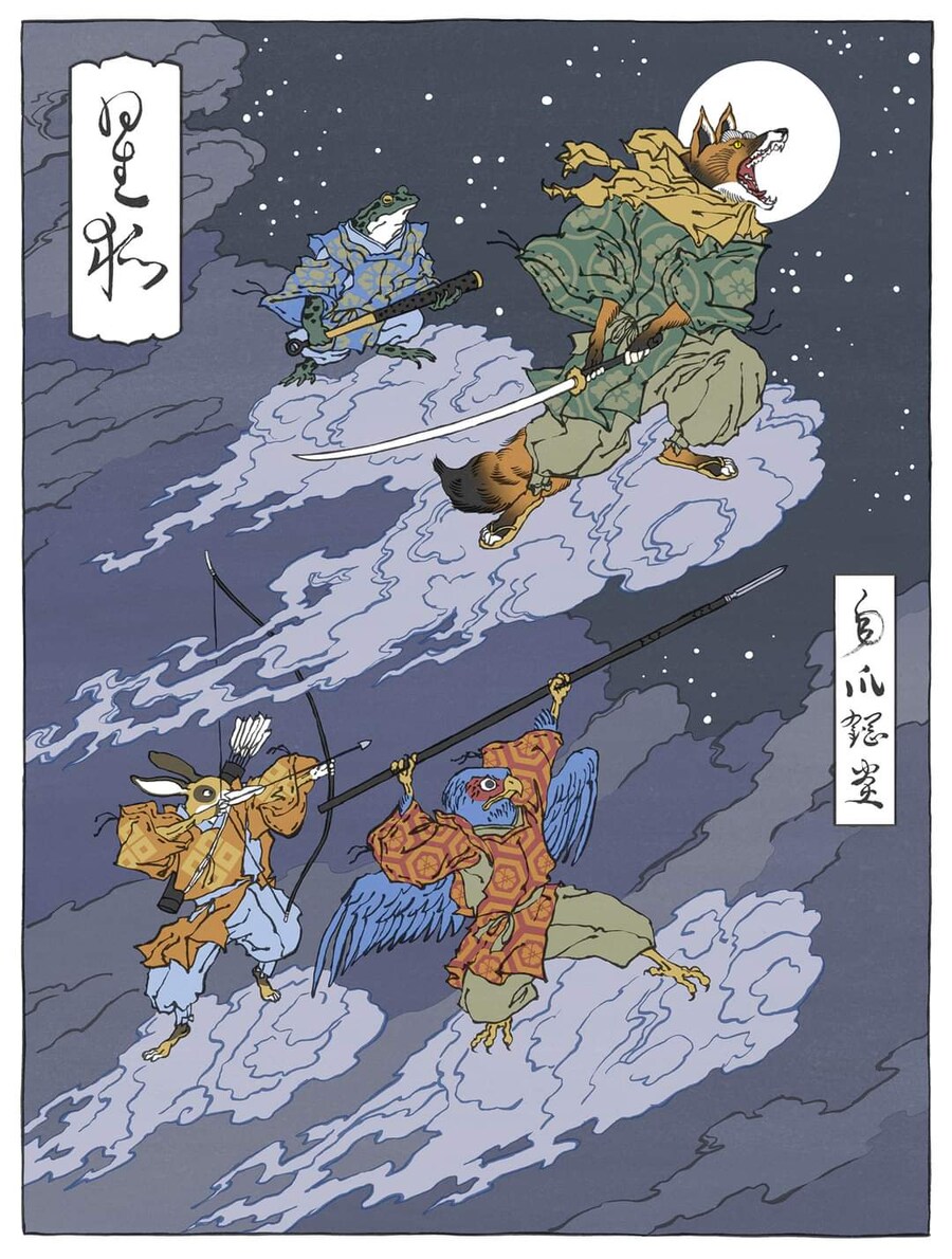 일본 전통 그림체로 그린 영화•만화•게임 캐릭터들.JPG_13.jpg