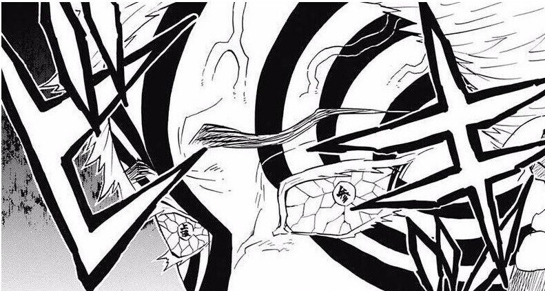 귀멸)탄지로 도발에 넘어간 아카자.manga_4.jpg