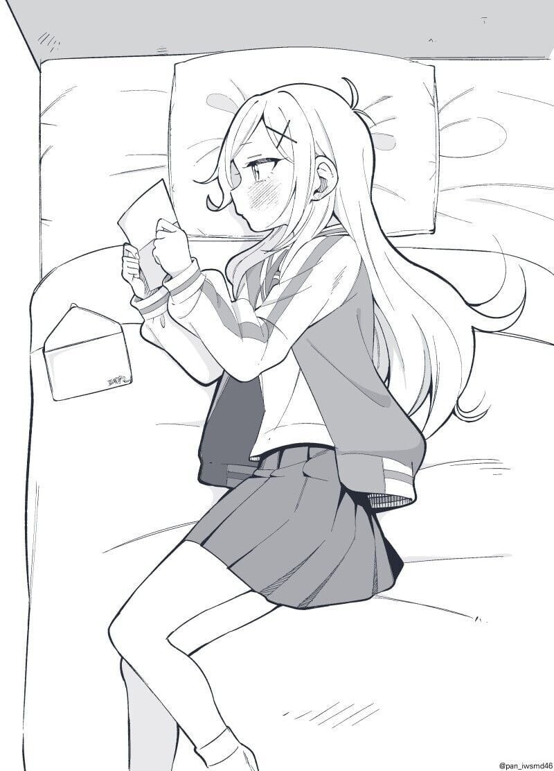 둔감한 여자애한테 러브레터로 고백하는 만와.manga_8.jpg