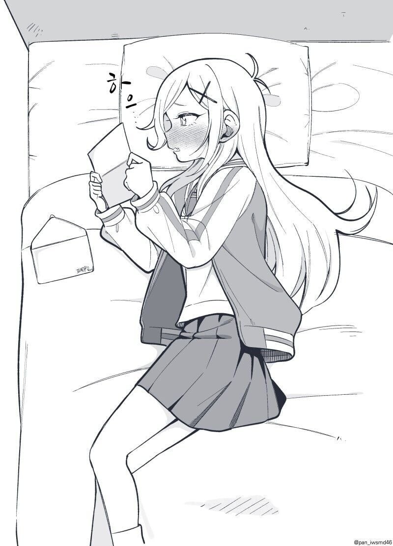 둔감한 여자애한테 러브레터로 고백하는 만와.manga_10.jpg