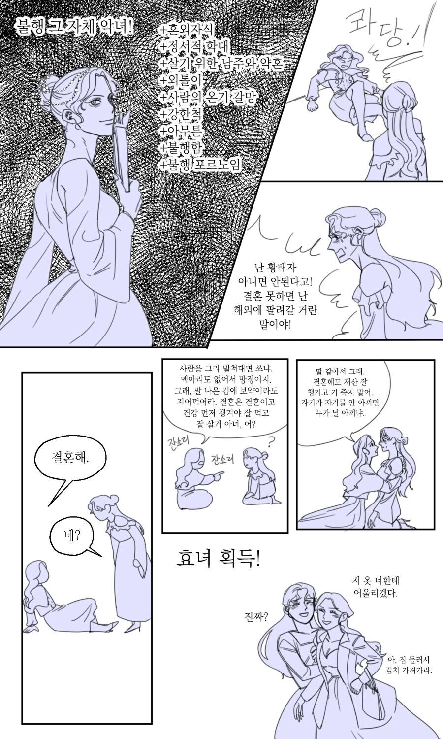 딸이 쓰던 소설 속 여주인공이 되어버린 엄마.manga_4.jpg