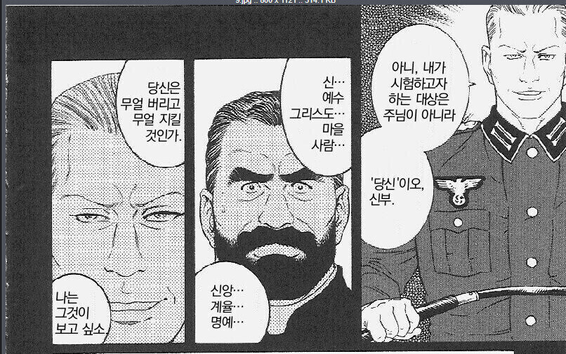 호모) 나치 치하에서 믿음을 관철하려던 신부.manhwa_2.jpg