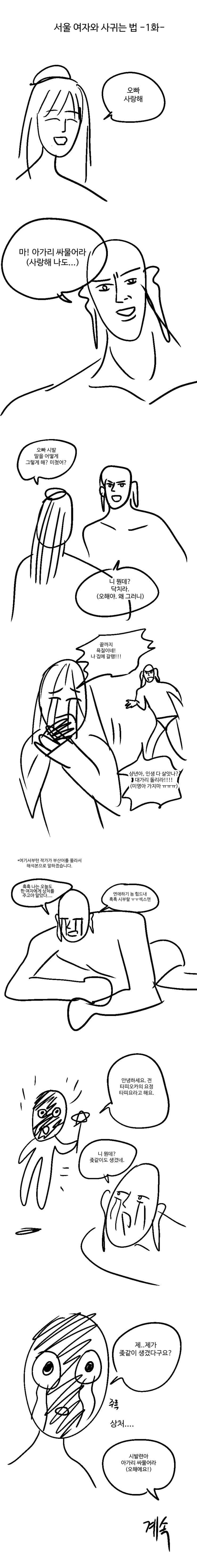 서울여자와 사귀는 법 만화_1.jpg