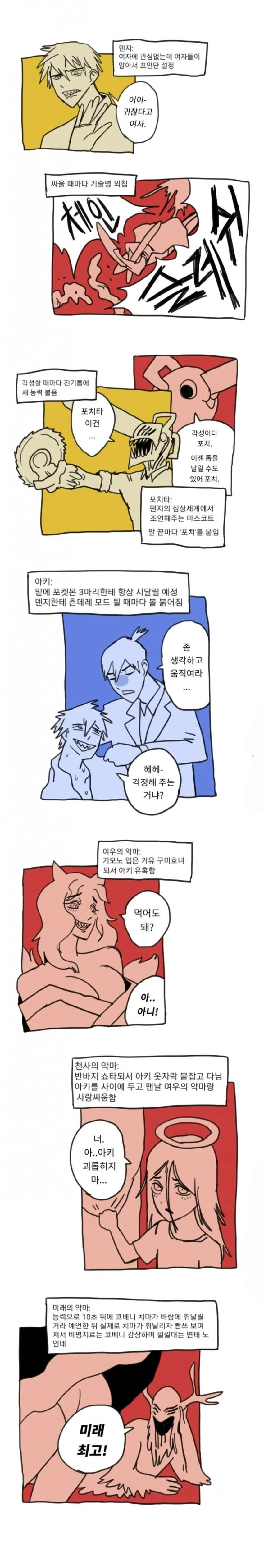 체인소맨을 양산형 일본만화로 바꿔보기.manhwa_1.webp