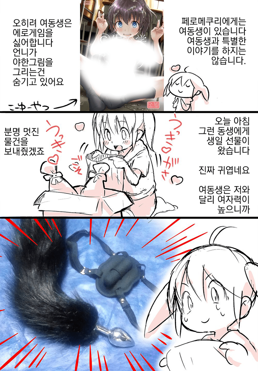 실화) 여동생한테 이상한 선물 받는 만화.manga_1.webp