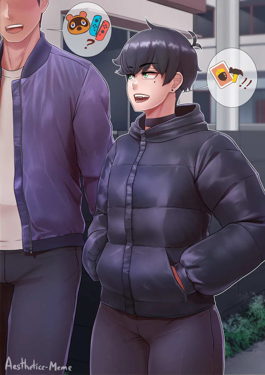 오프모임 뒤에 집에가서 게임하는 망가 manga_1.webp