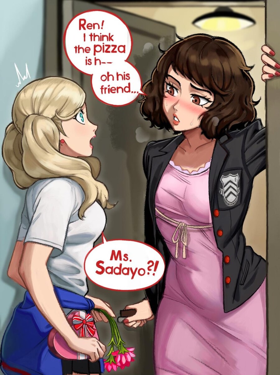 페르소나5의 여선생 만화 모음._11.png