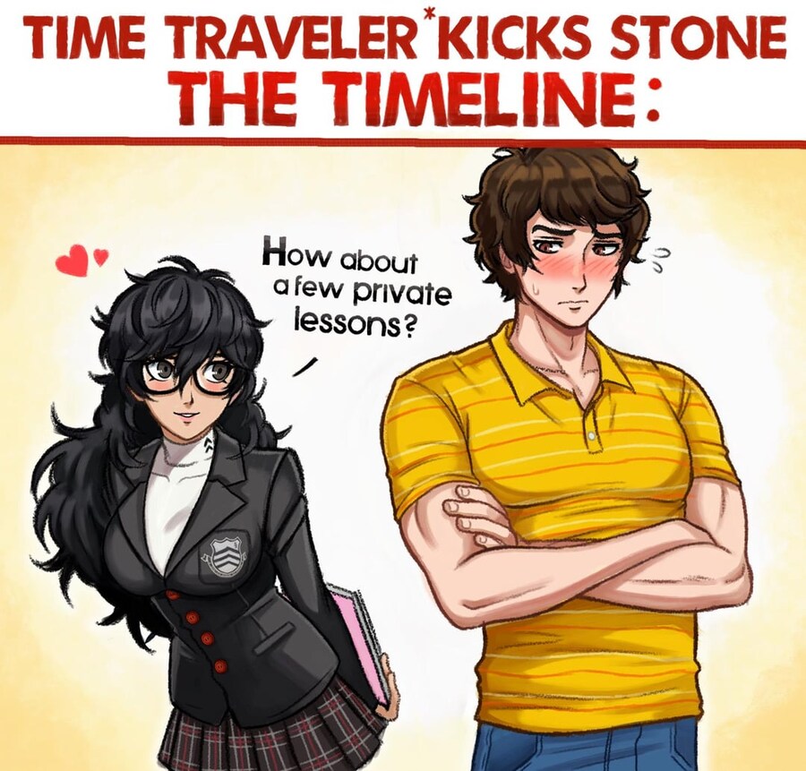 페르소나5의 여선생 만화 모음._12.png