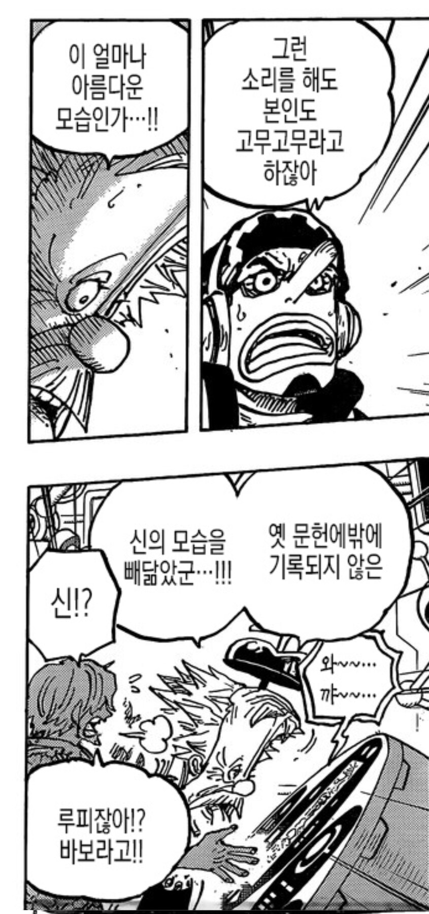 원피스) 루피에 대한 객관화가 뛰어난 밀짚모자 일당_1.jpg