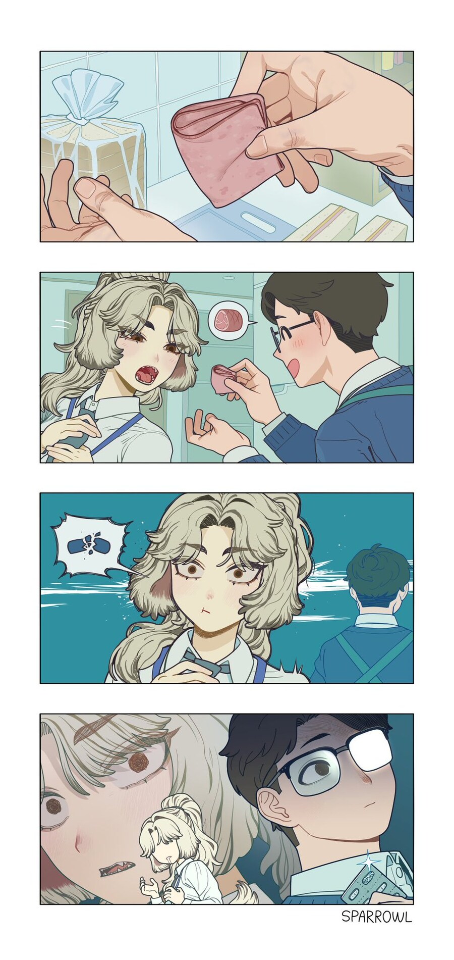 개 수인에게 약 먹이는 .manwha_1.jpg