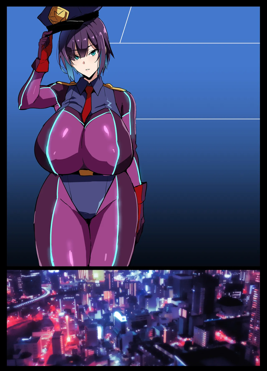 치안을 지키는 경찰 누나.manga_1.webp