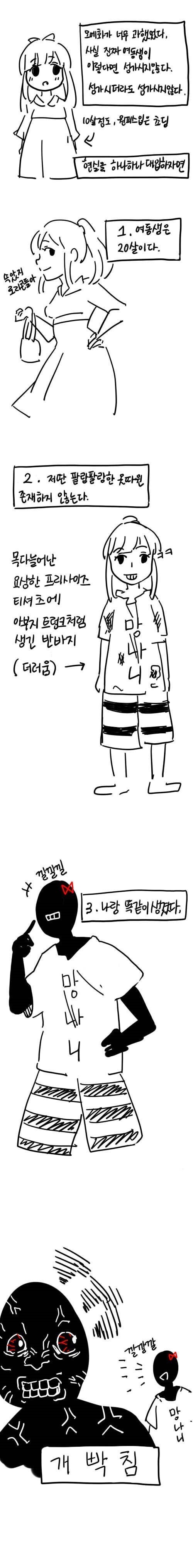 여동생 모에화가 너무 심하다는 사람이 그린 만화ㅋㅋㅋㅋㅋ_1.jpg