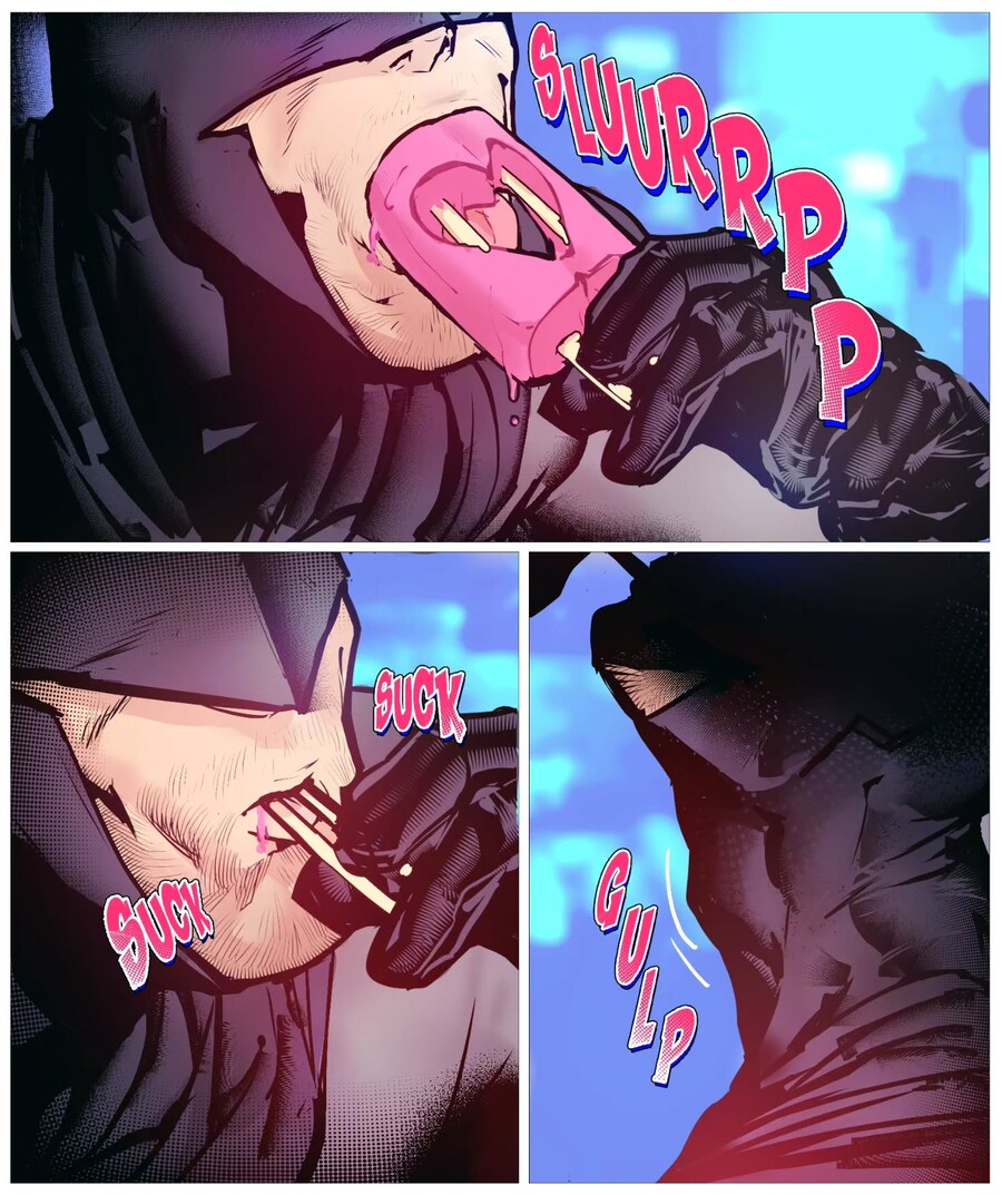 슈퍼맨이 배트맨 아이스크림 먹는거 보고 흥분하는.comic_5.jpg