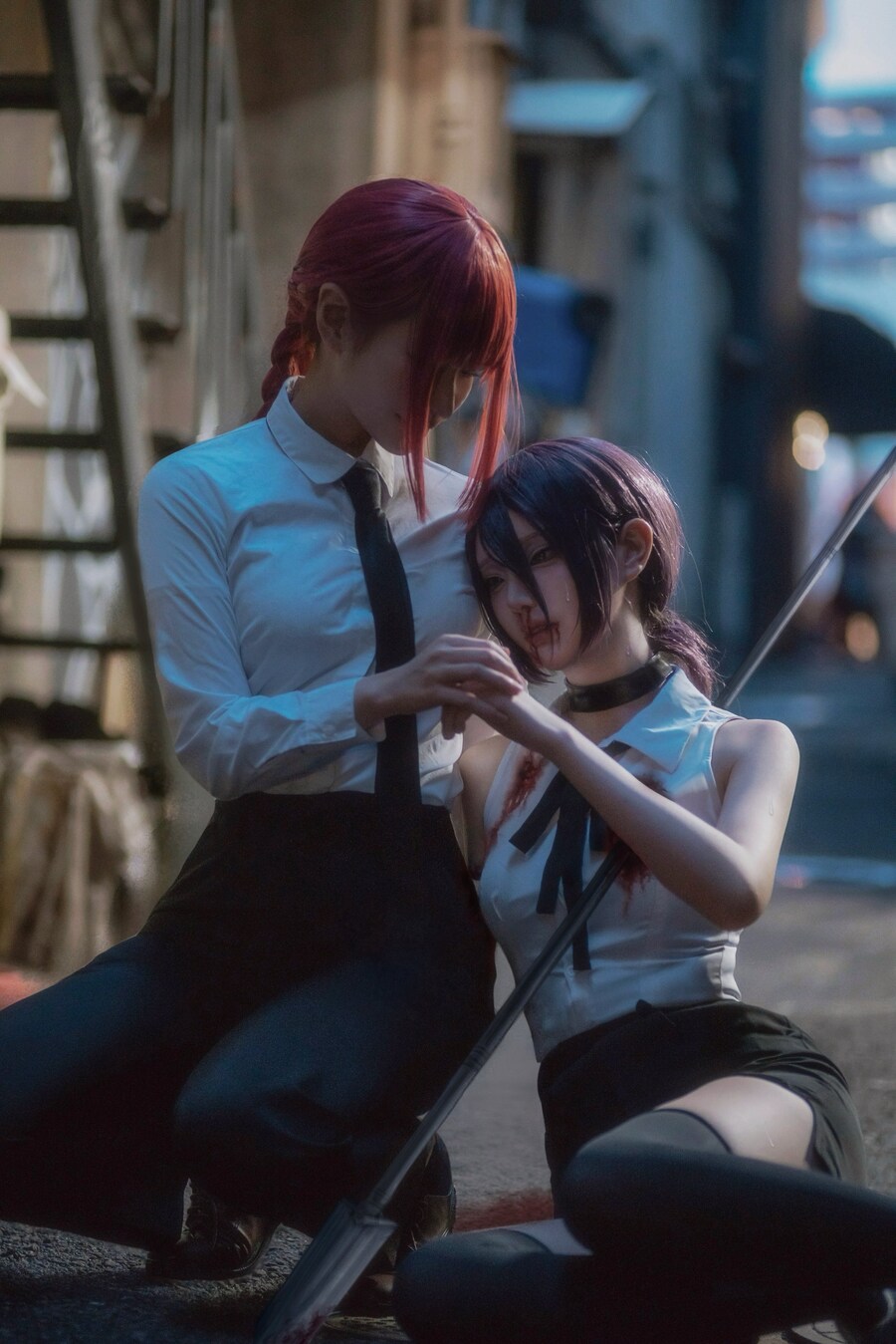 체인소맨)레제 그장면 코스프레_1.jpg