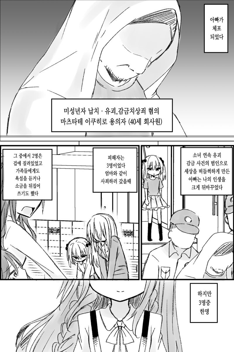 나는 소녀 연속 유괴사건의 용의자(40)의 딸이다.manwha_1.jpg