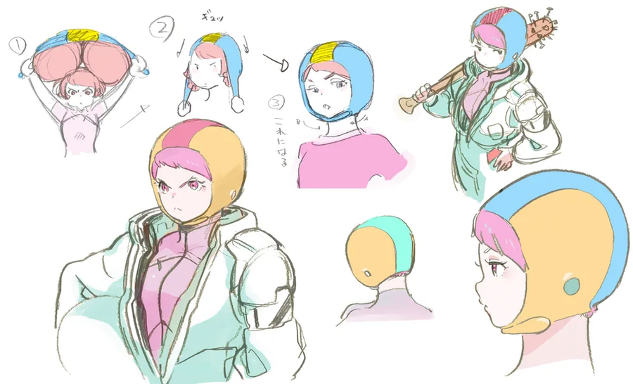 [수성의마녀]추츄가 머리카락을 압축하는 방법_1.webp