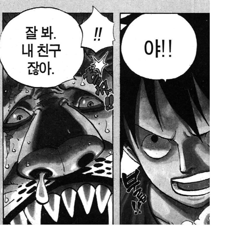 원피스) 사람 대할때랑 짐승 대할때가 극과 극인 루피_7.png