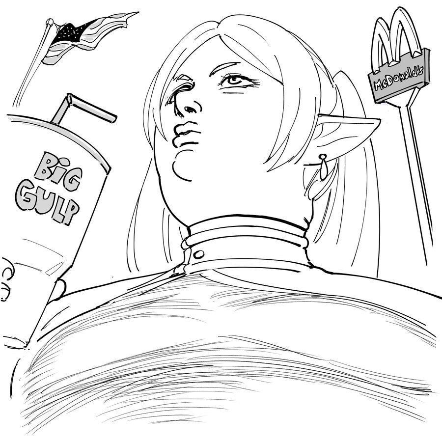 엘프싫어하는 미국작가가 그린 프리렌_1.jpg