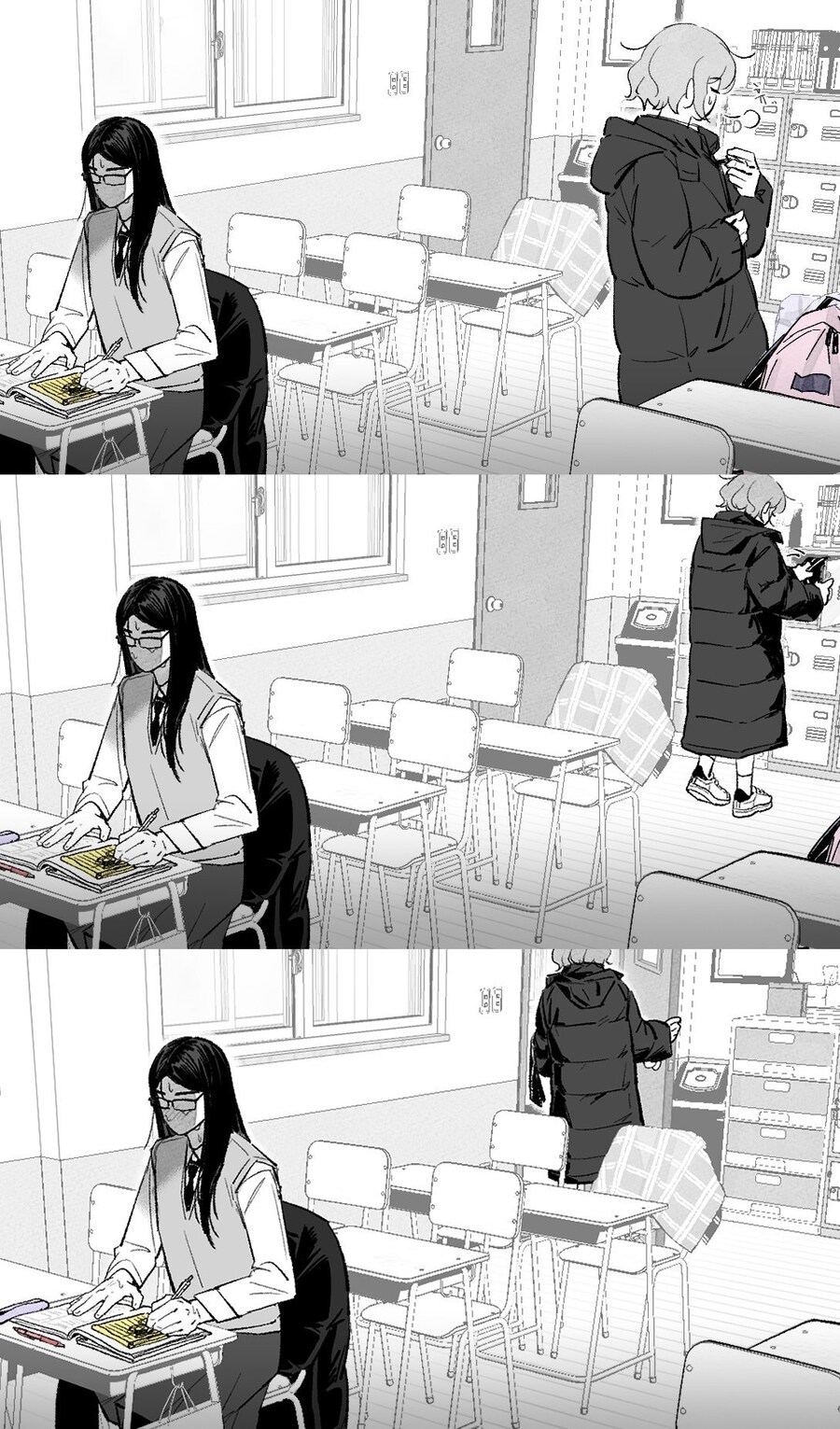 학교에서 치마 안 입고 온걸 깨달은 .manwha_3.jpg